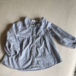 Zara 2-3 yr. Girl button-down top